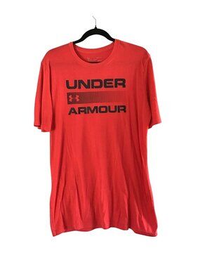 Under Armour Mens Red Graphic T-Shirt Size S